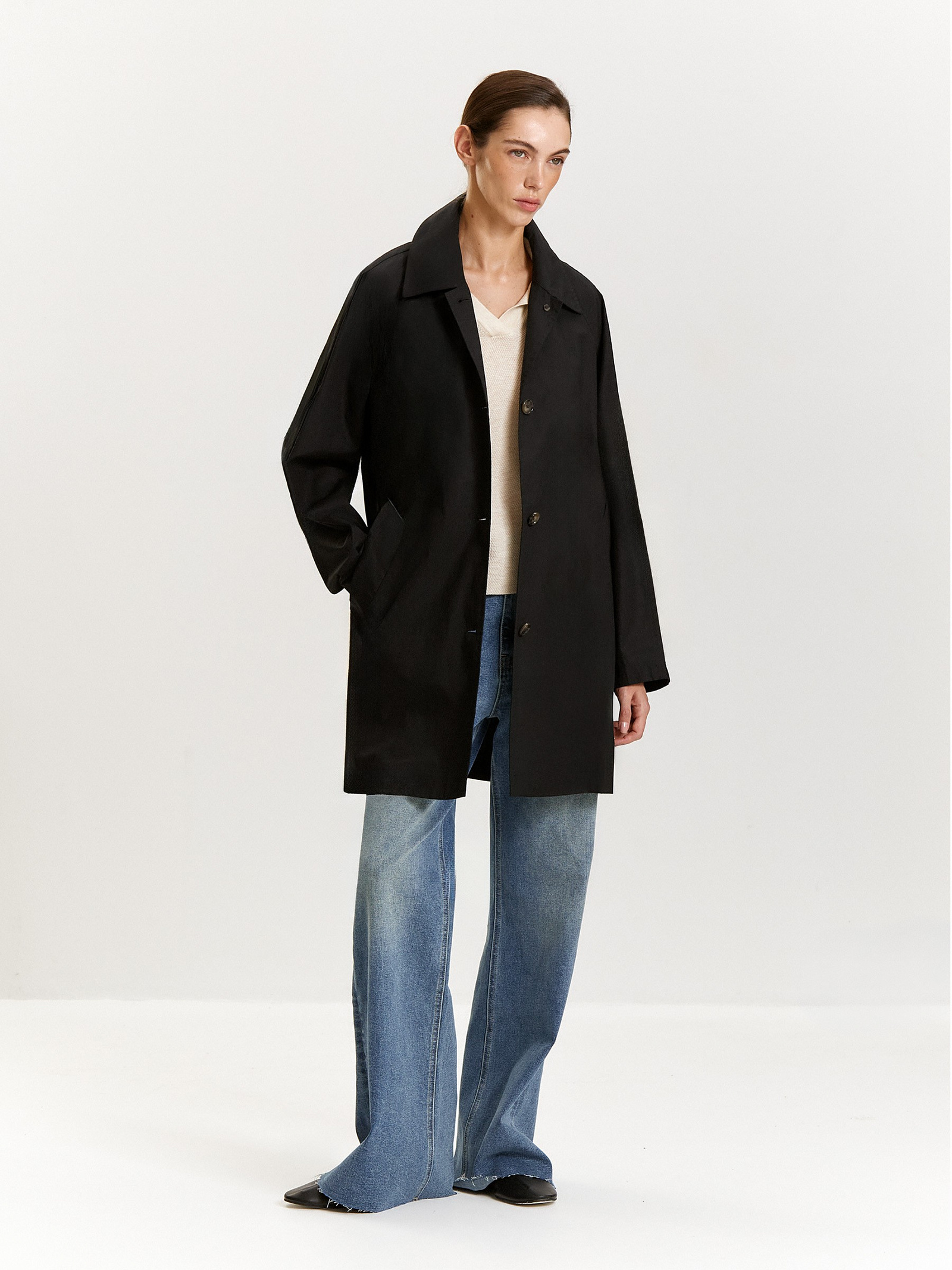 Плащ из хлопка